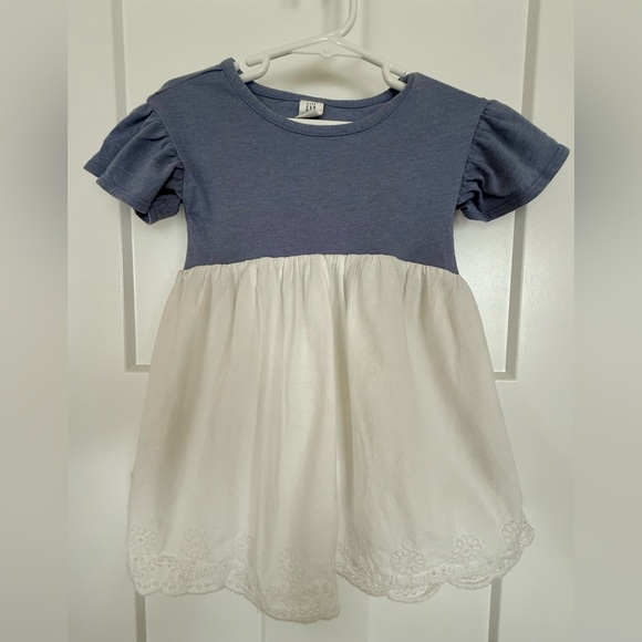 Baby GAP Toddler Dress with Bloomers | Blue & White Eyelet | 2T - Picture 2 of 6